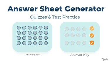 Answer Sheet Generator for Quizzes and Test Practice