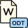 MS Word to ODT Converter icon