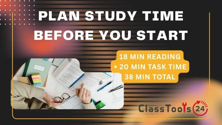 Reading Time Calculator for Study Planning