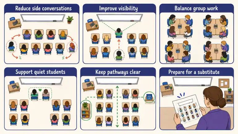 Real classroom seating scenarios