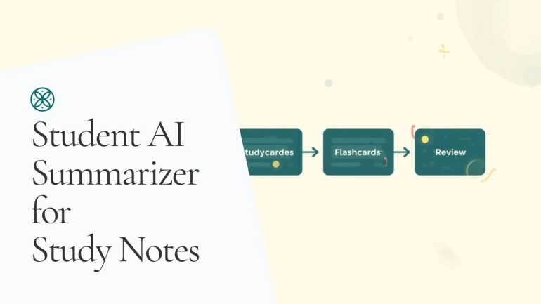 Student AI Summarizer for Study Notes and Revision