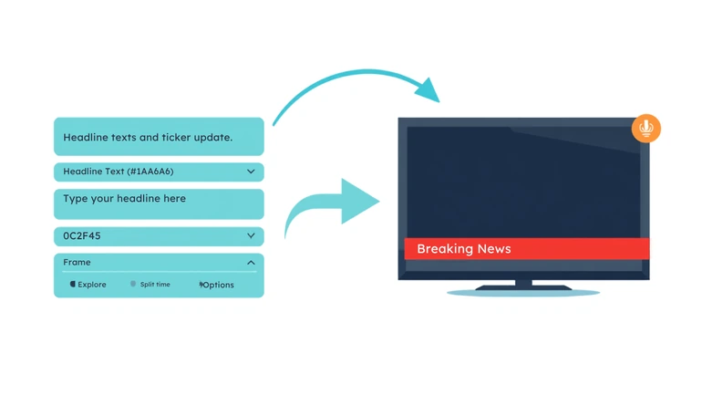 Breaking News Generator used as a media literacy demonstration of newscast design