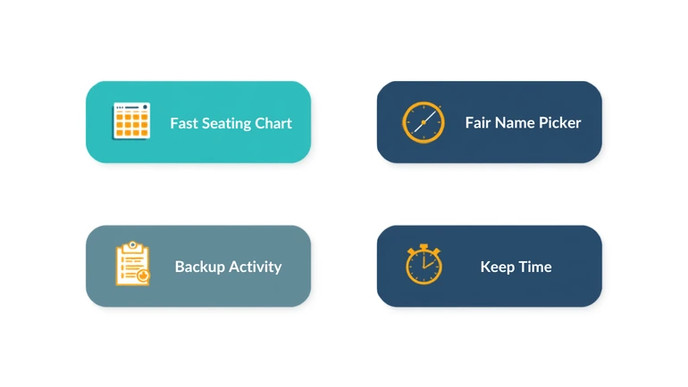 Quick classroom toolkit cards for building a seating chart on short notice